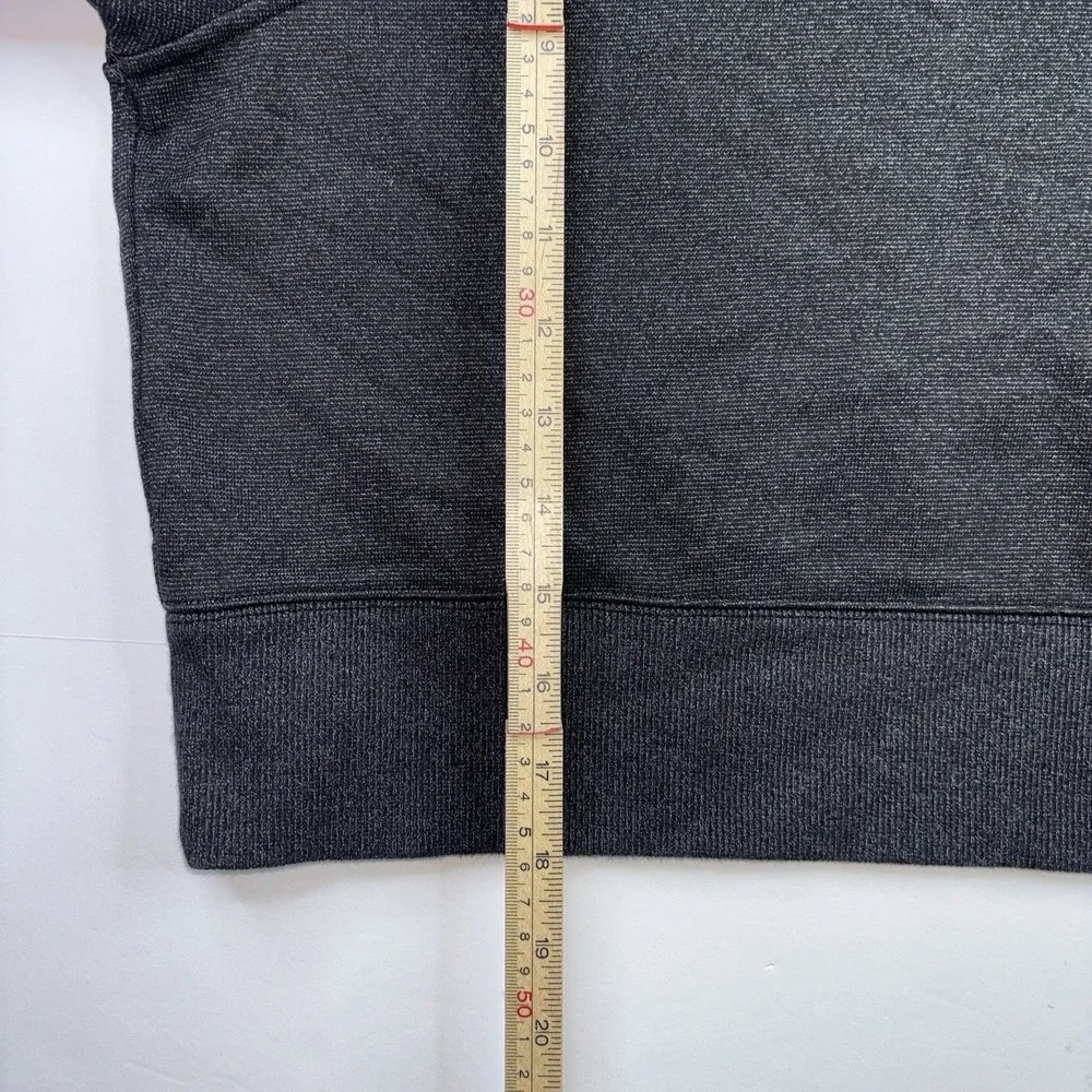 Lululemon Loungeful Cropped Pullover Hoodie Women's Size 6 Spark Black Athletic